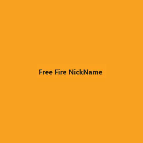Free Fire Nickname's avatar'
